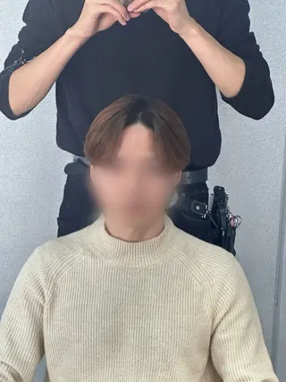 メンズ 梅田/パーマ/ 韓国メンズヘア/ハタのヘアスタイル