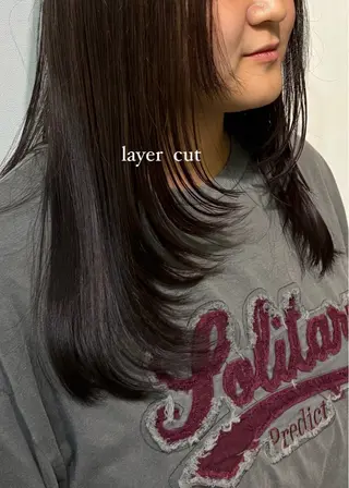 ロング カラー 🌟小出　倫花🌟 艶カラー／カットのヘアスタイル