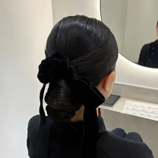 ヘアアレンジ 髪質改善/レイヤー× 縮毛矯正🤍maiのヘアスタイル