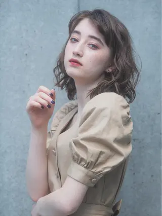 ミディアム 個室髪質改善サロンHANARE by youreshair 神楽坂所属・似合わせ×髪質改善| 矢島沙織のヘアスタイル