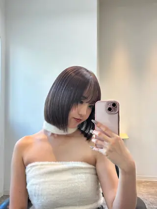 カラー 札幌クロスパーマ /🎀柴田ひな🎀のヘアスタイル