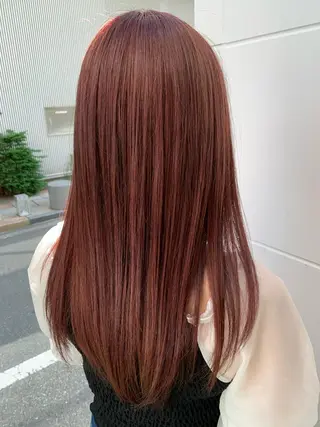 セミロング カラー 縮毛矯正✖️似合わせ 🌻ヒトミのヘアスタイル