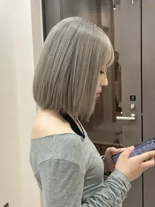 ミディアム カラー ✨【公式】 juhl.横浜✨のヘアスタイル