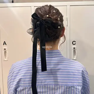 セミロング カラー ヘアアレンジ makoto / 韓国風ヘア🎀🪄︎のヘアスタイル