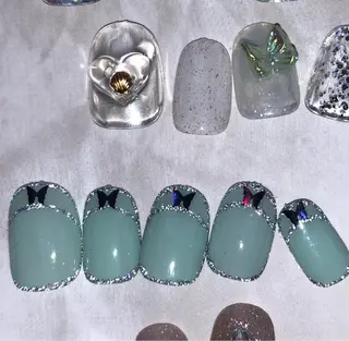 ネイル パラあり！フィルイン 推しネイル大歓迎！のネイルデザイン