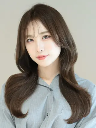 ロング カラー 髙木美緒🌿 レイヤー/アレンジのヘアスタイル