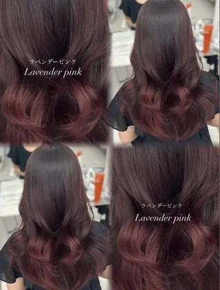 セミロング カラー 韓国ヘア/顔周り ヘアセット/加藤優里のヘアスタイル