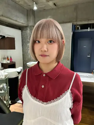 ミディアム カラー ナチュラル・ハイトー ン🏆HINOKIのヘアスタイル