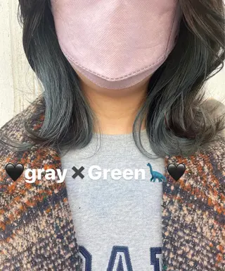 ミディアム カラー アンサイ 成増のヘアスタイル