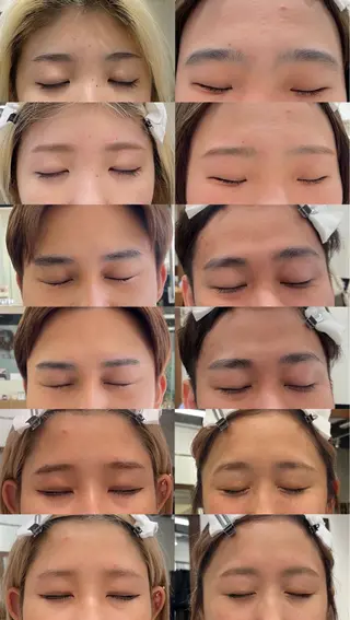 アイブロウ ボブパーマ／アレンジ Onのヘアスタイル