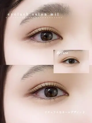 マツエク・マツパ mil❤︎ Kahoのマツエク・マツパデザイン