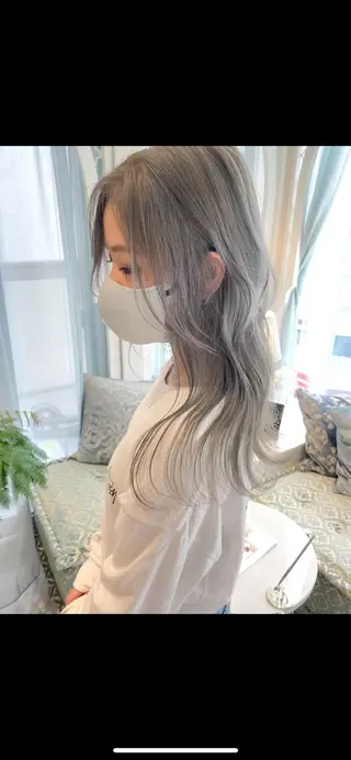セミロング カラー 美髪/カラー 美容院🌈渡辺隼也のヘアスタイル