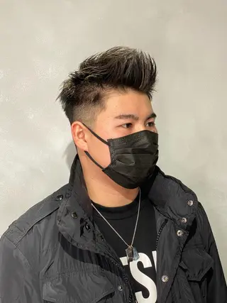 ショート メンズ 髪質改善/縮毛矯正 レイヤー/松川匠のヘアスタイル