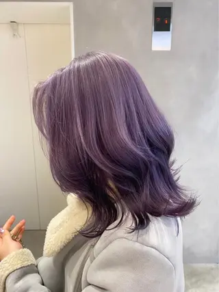 セミロング カラー ブロンド×ハイトーン /遠藤将太のヘアスタイル