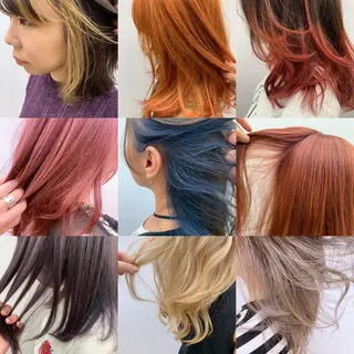 ミディアム カラー 竹下 了史のヘアスタイル