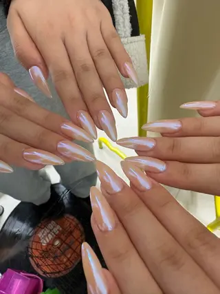 ネイル 33nail✴️栄 スミレ❇️Gel-xのネイルデザイン