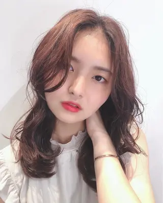 ミディアム カラー ✨毛髪診断で絶対綺麗 ✨美髪艶髪専門✨高浪のヘアスタイル