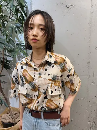 ショート くせ毛カットとパーマ /美容室難民の方是非のヘアスタイル