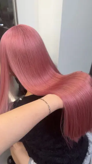 ロング カラー GIMMICK pasha所属・蔭山 ゆきなのヘアスタイル