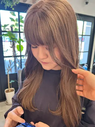 ロング カラー 🍒透明感カラー mutsuki🍒のヘアスタイル