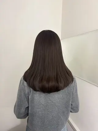 セミロング カラー 🖤:抜け感×大人 透明感カラー/Aoiのヘアスタイル