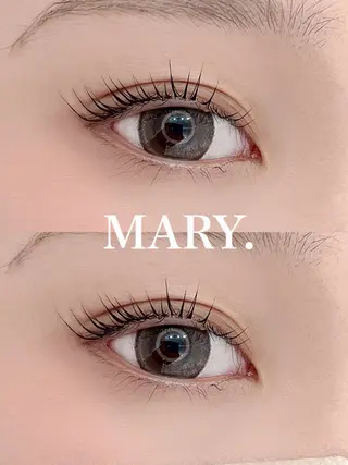 マツエク・マツパ MARY.所属・MARY. フジタのマツエク・マツパデザイン