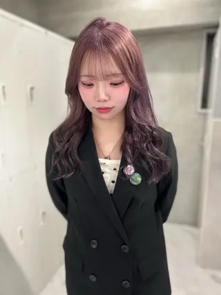 カラー ️💜akari💜 ハイトーン/レイヤーのヘアスタイル