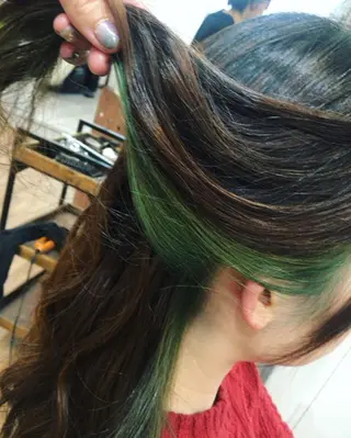 ミディアム カラー moku所属・【mokuオーナー】 ちはるのヘアスタイル