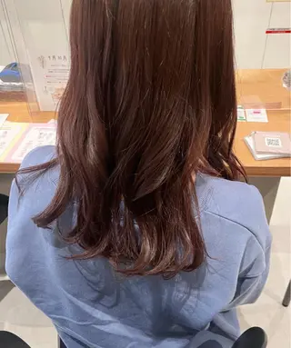 セミロング RIN 京都美容室 ✴︎透明感カラー✴︎のヘアスタイル