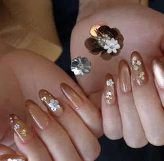 ネイル By moonネイル 🌷ワンホン/韓国風のネイルデザイン