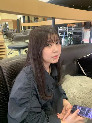 セミロング レイヤー／マツエク 💋𝑨𝑵𝑵𝑨のヘアスタイル