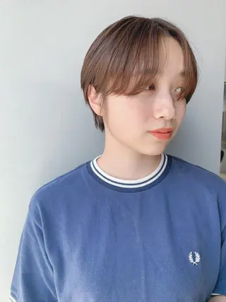 ショート ボブパーマコテ巻き風 パーマNo1深江秀平のヘアスタイル