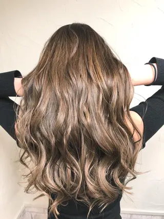 ロング カラー 髪質改善/レイヤー ストウシンゴのヘアスタイル