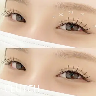 マツエク・マツパ CLUTCH ナカムラサユリのマツエク・マツパデザイン