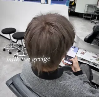 カラー メンズ 🥣ケアブリーチ/ 透明感カラー/竜希のヘアスタイル