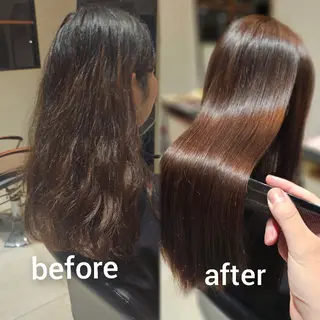 セミロング パーマ 【髪質改善美容師】t occa茨木篠原健太のヘアスタイル