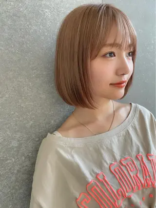 ショート 本田 奈穂美のヘアスタイル