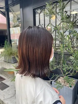 ミディアム 川村 雪乃のヘアスタイル