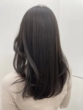 セミロング ha ruのヘアスタイル