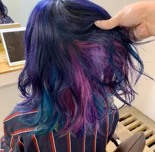 ミディアム カラー 中嶋 【ナカジマ】のヘアスタイル