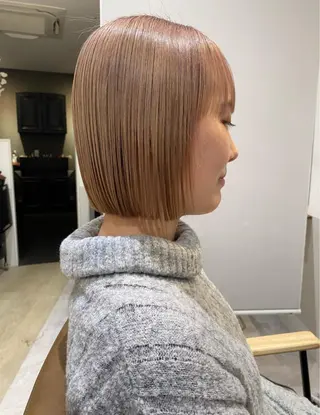 ショート TLUUS/大阪梅田 ボブ/髪質改善✨️蓮のヘアスタイル