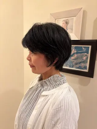 ショート 田内 満里奈のヘアスタイル