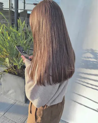 ロング カラー Nikiita リコのヘアスタイル