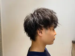 ミディアム メンズ 美髪改善・ブリーチ tadasuke⭐️のヘアスタイル