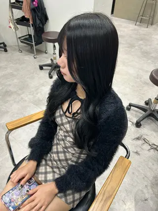 セミロング カラー ヘアアレンジ ボブ /ニュアンス/ satomi🧸💖のヘアスタイル