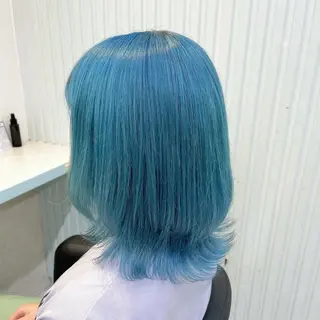 ミディアム カラー ブリーチカラー 🩵MIZUKIのヘアスタイル