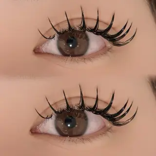 マツエク・マツパ ﾊﾙｶ🎀まつパ/束 感マツエク/フラットのマツエク・マツパデザイン