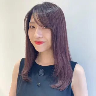 ロング カラー icie所属・大阪ヴィーガンサロン KANAKOのヘアスタイル