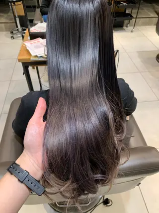 ロング カラー 縮毛矯正✖️似合わせ 🌻ヒトミのヘアスタイル