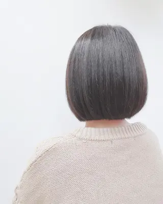 カラー ミディアム 髪質改善支持率トップ 谷内◎のヘアスタイル